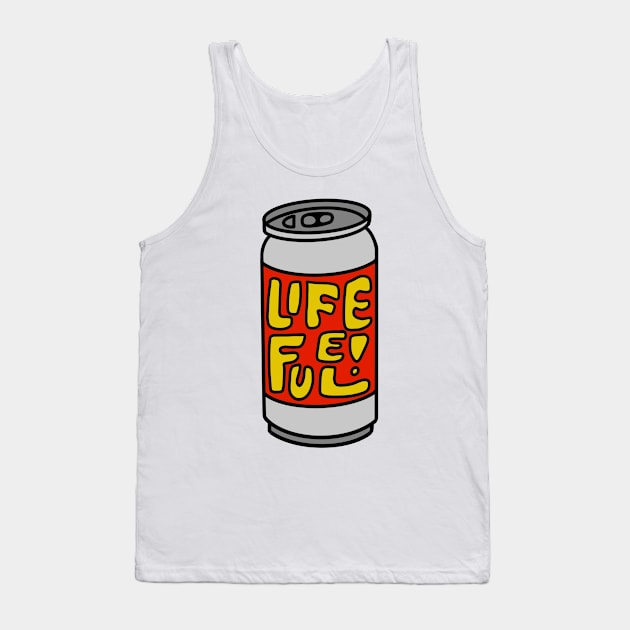 Life Fuel Red Tank Top by X_gho5t_